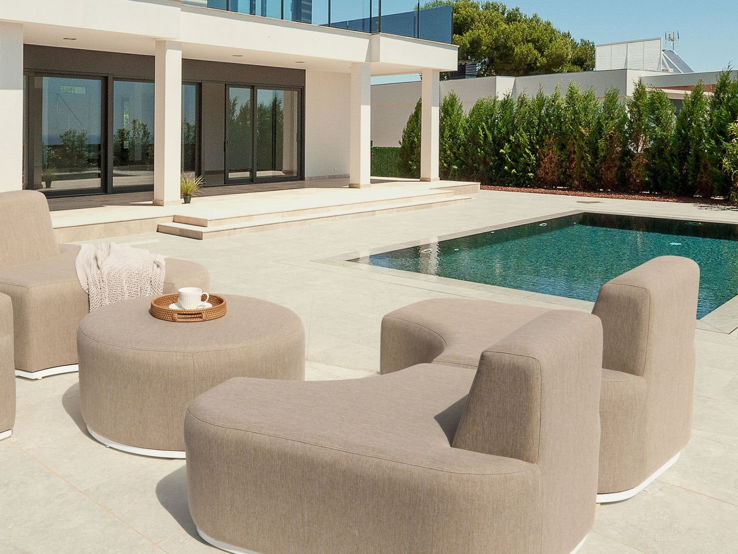 garden sofa 2 seater susua rattan natural
