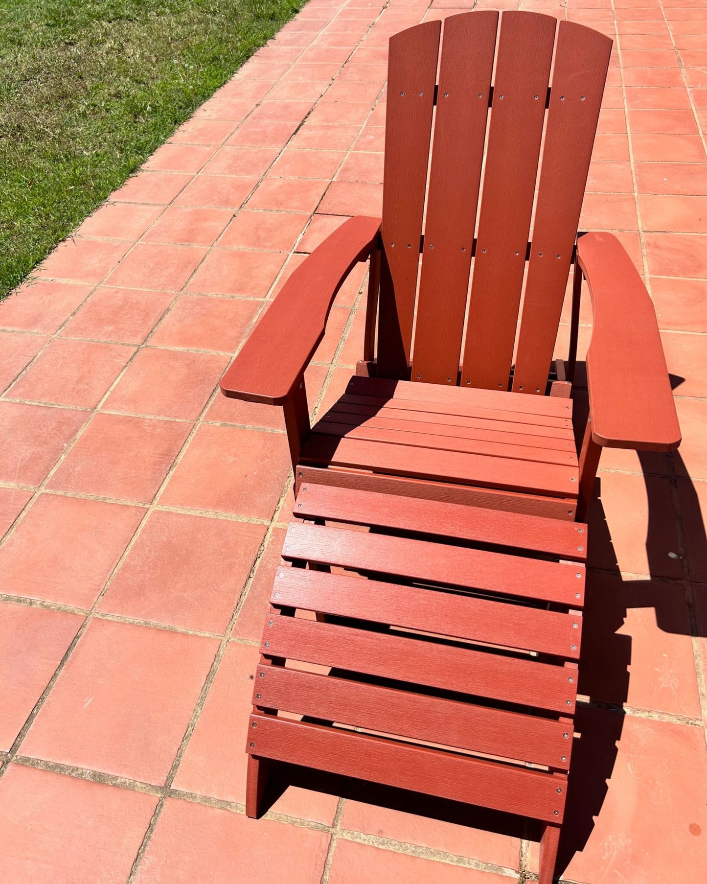 Garden Chair ADIRONDACK Red