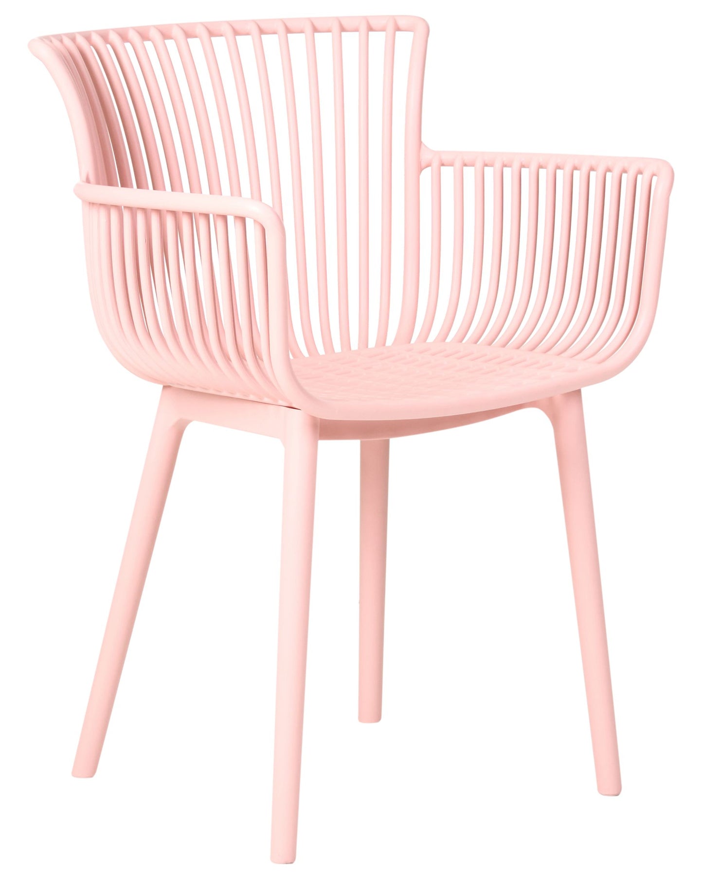 set of 4 garden chairs pesaro pink