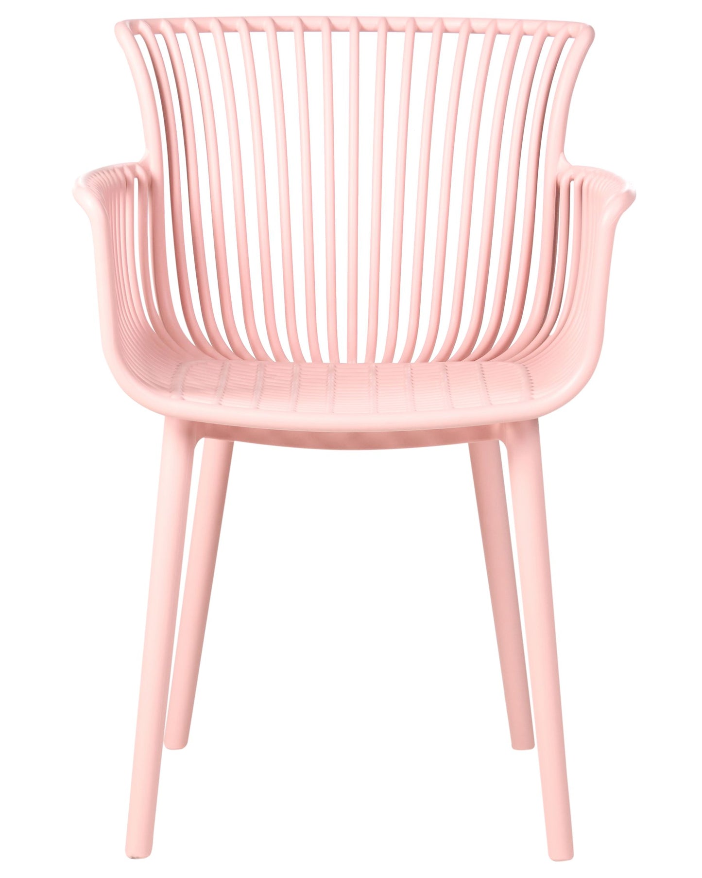 set of 4 garden chairs pesaro pink