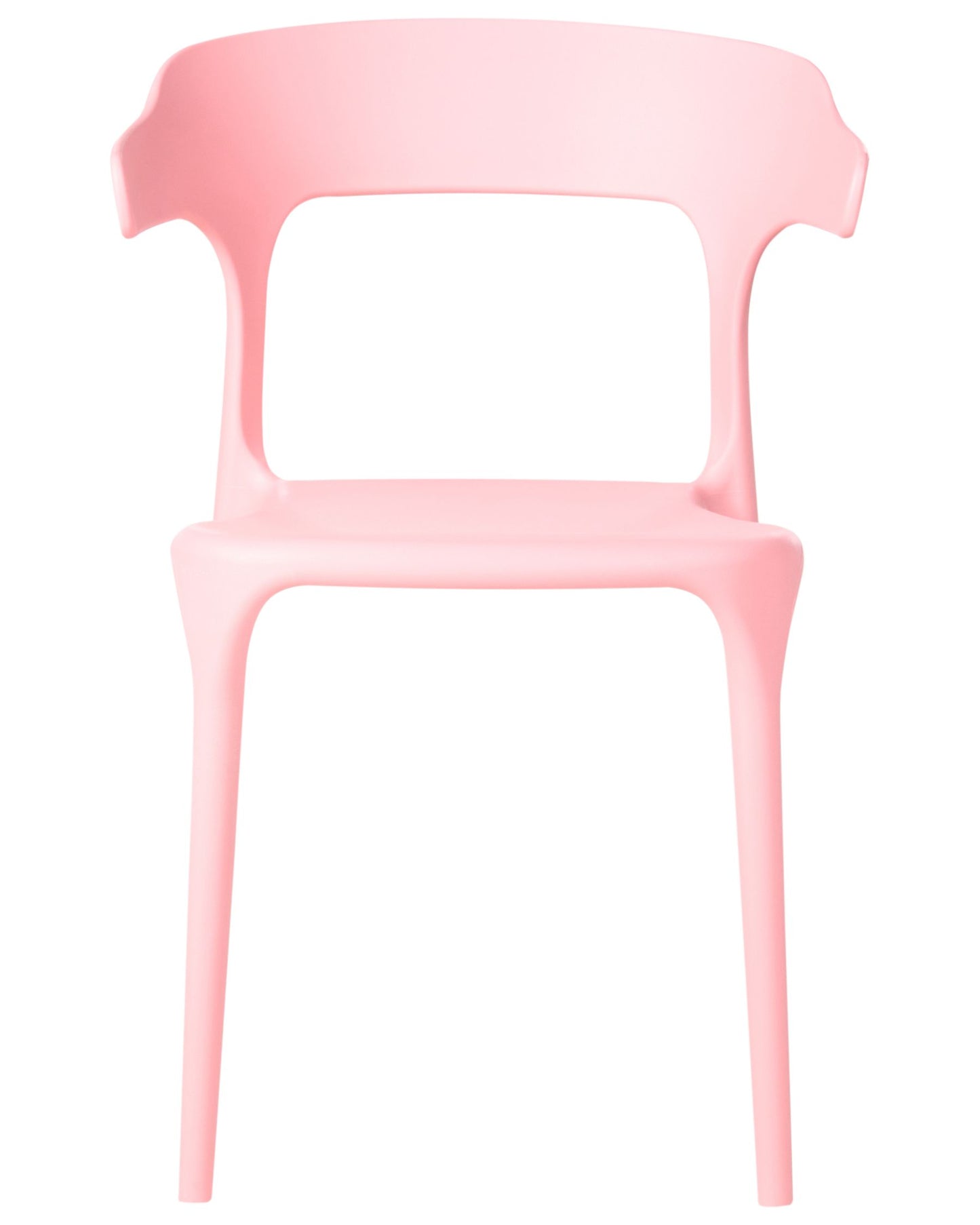 Set of 4 Garden Chairs GUBBIO Pink