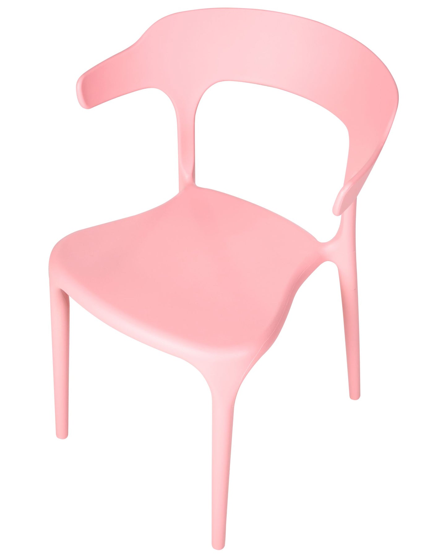 Set of 4 Garden Chairs GUBBIO Pink
