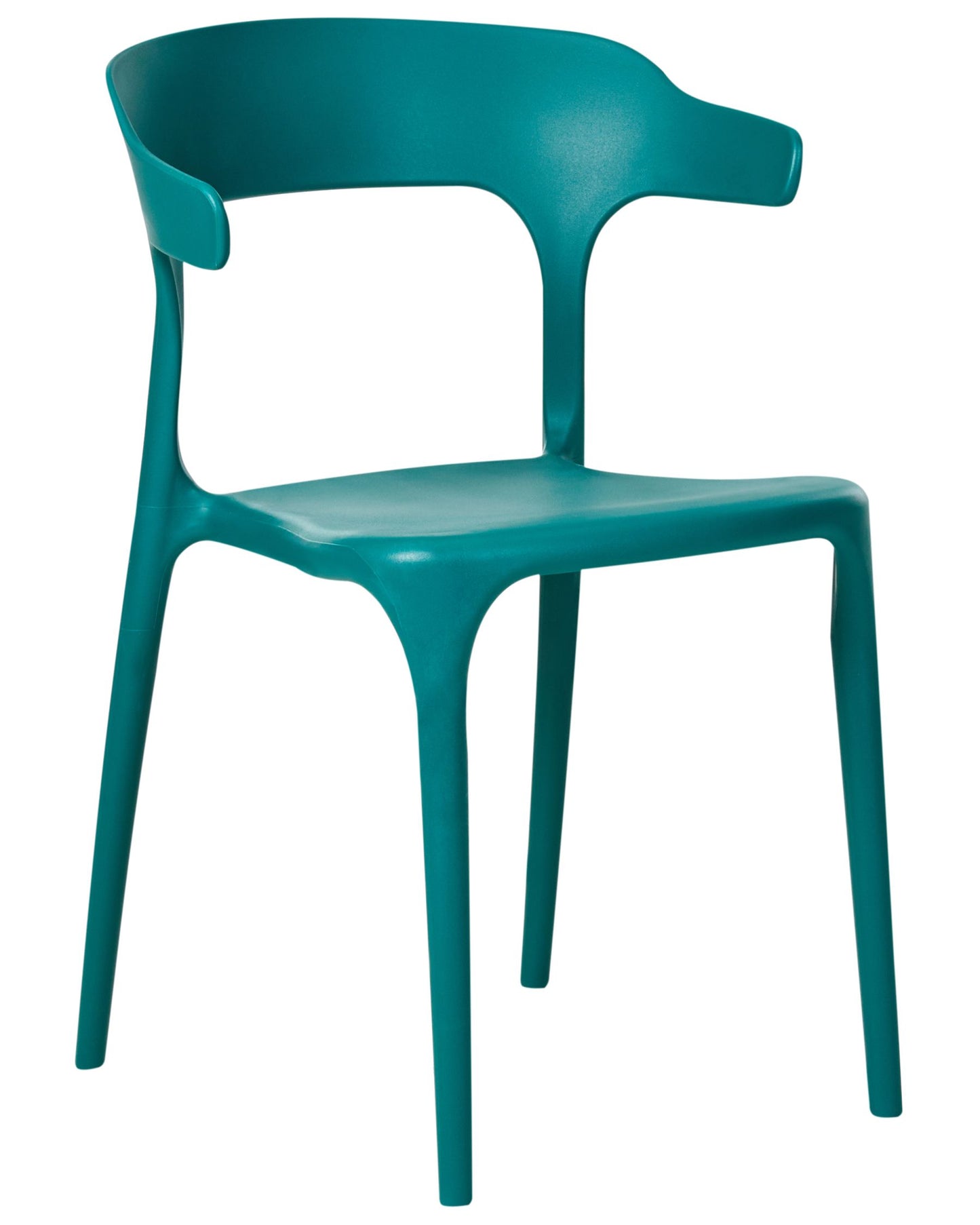 Set of 4 Garden Chairs GUBBIO Teal