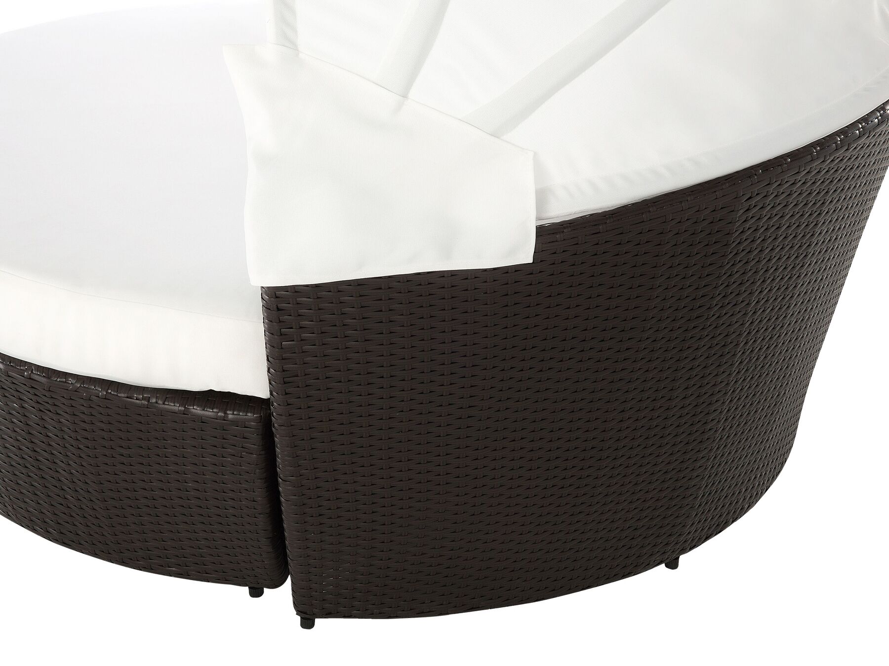 Garden Daybed Rattan Dark Brown