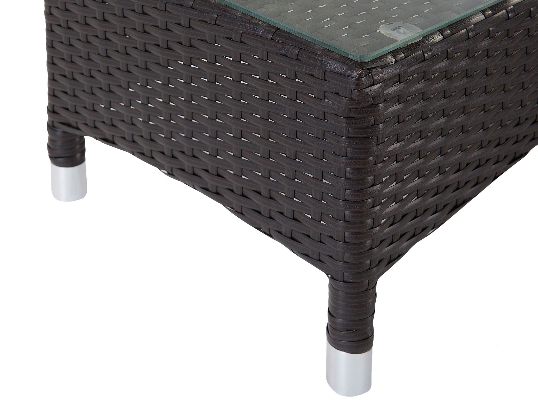 Garden Daybed Rattan Dark Brown
