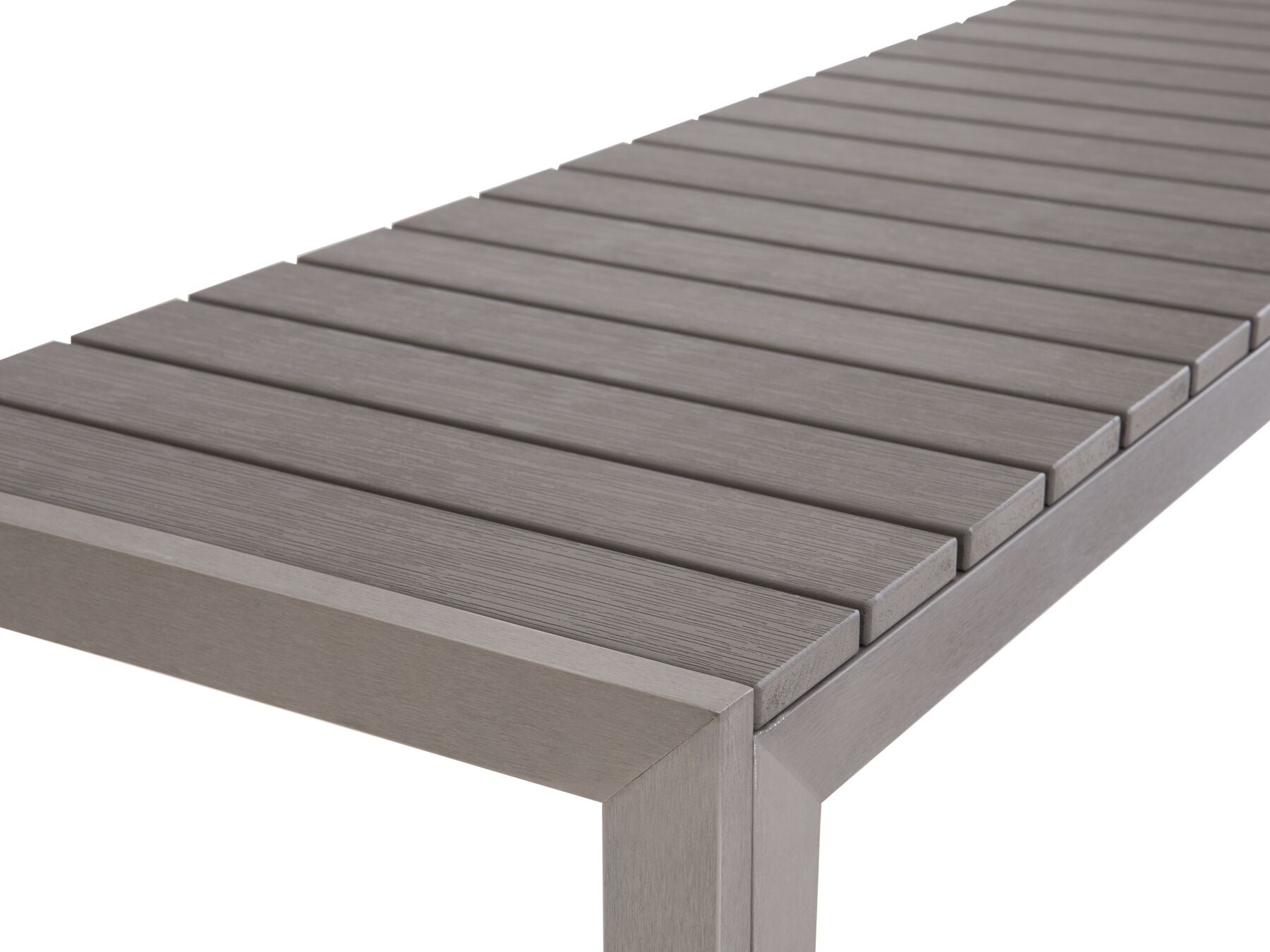 Garden Dining Set with Benches 6 Seater NARDO Grey