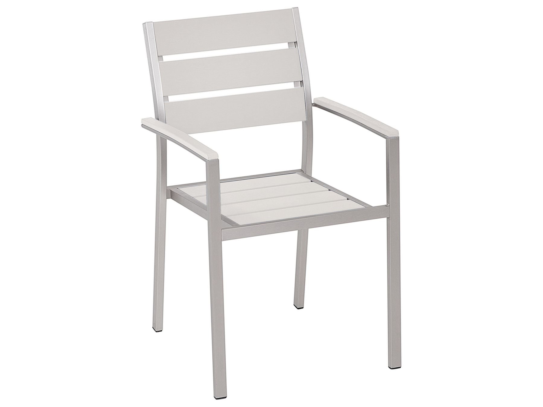 Garden Dining Set 6 Seater VERNIO White