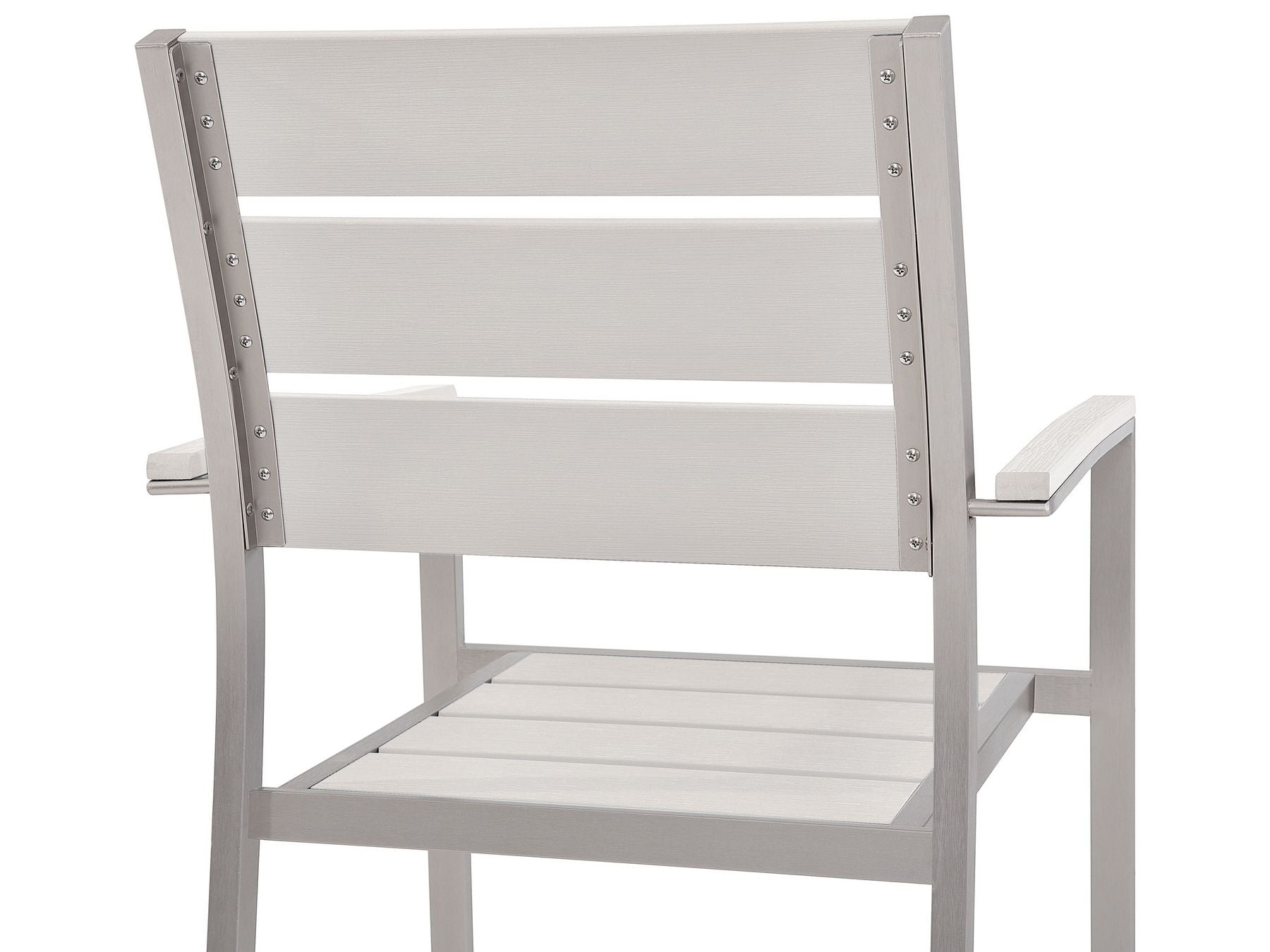 Garden Dining Set 6 Seater VERNIO White