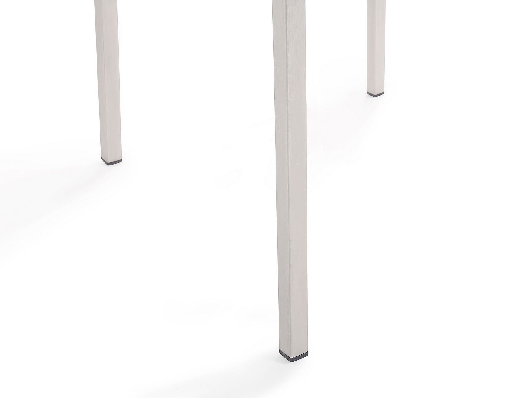 Garden Dining Set 8 Seater GROSSETO Cracked Glass Transparent/ White