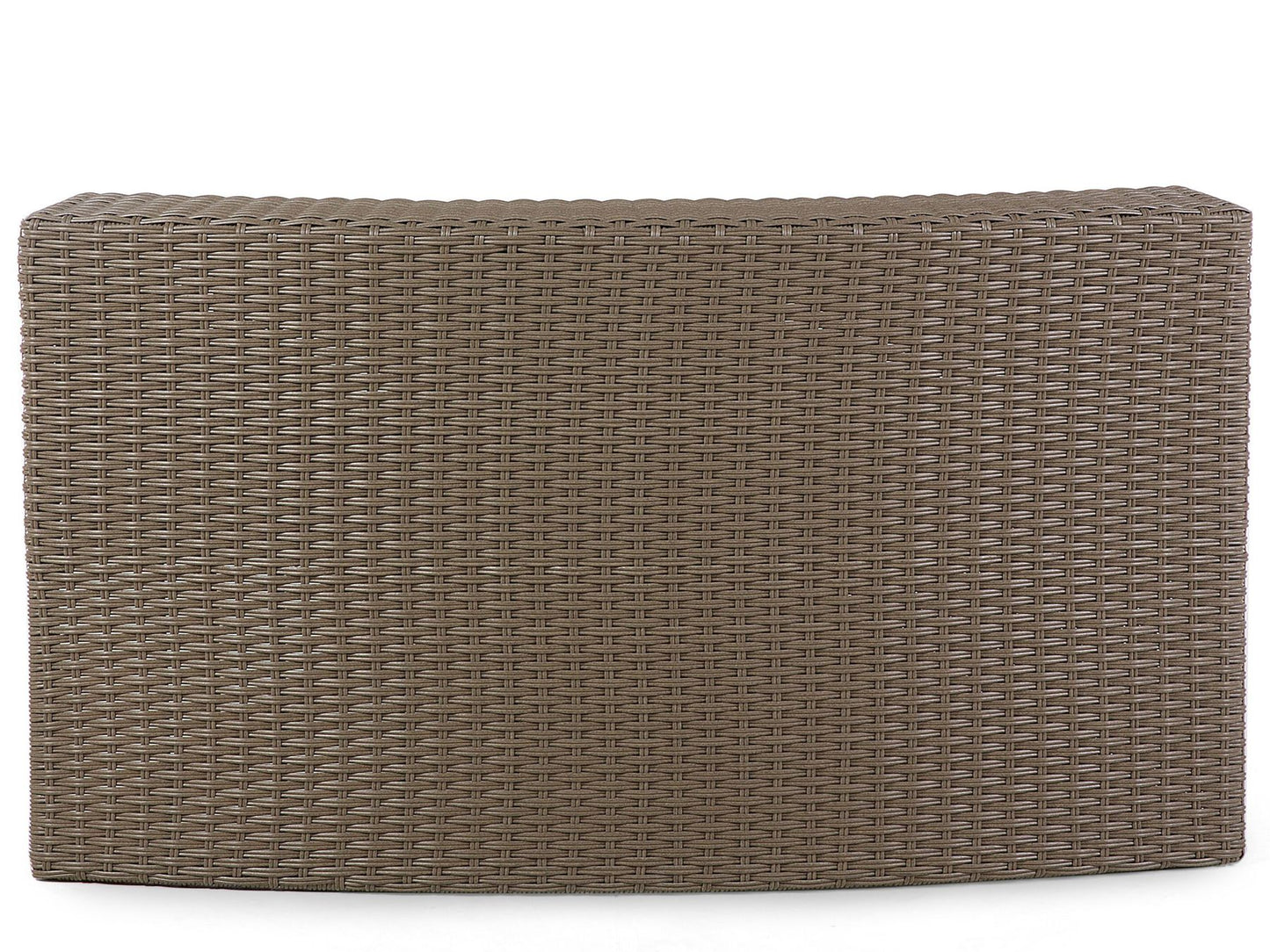 Garden Lounge Set with Table 9 Seater SEVERO PE Rattan Brown