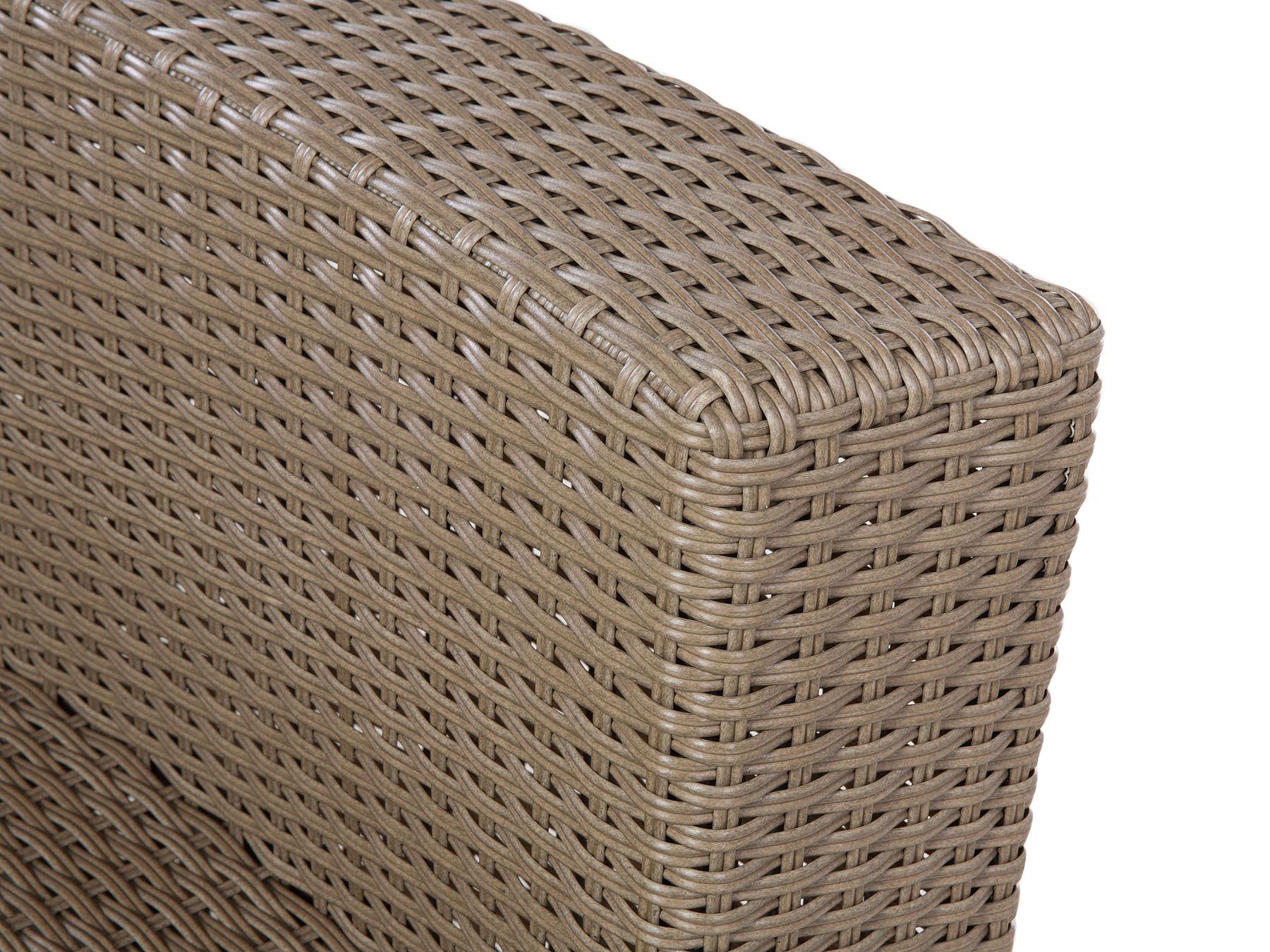 Garden Lounge Set with Table 9 Seater SEVERO PE Rattan Brown