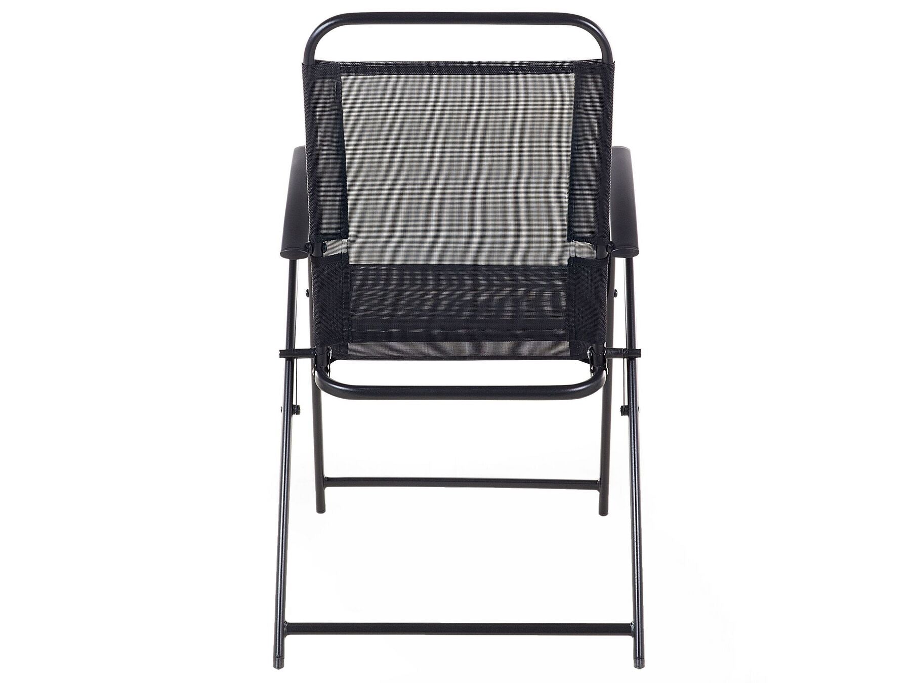 Garden Dining Set 6 Seater LIVO Metal Black