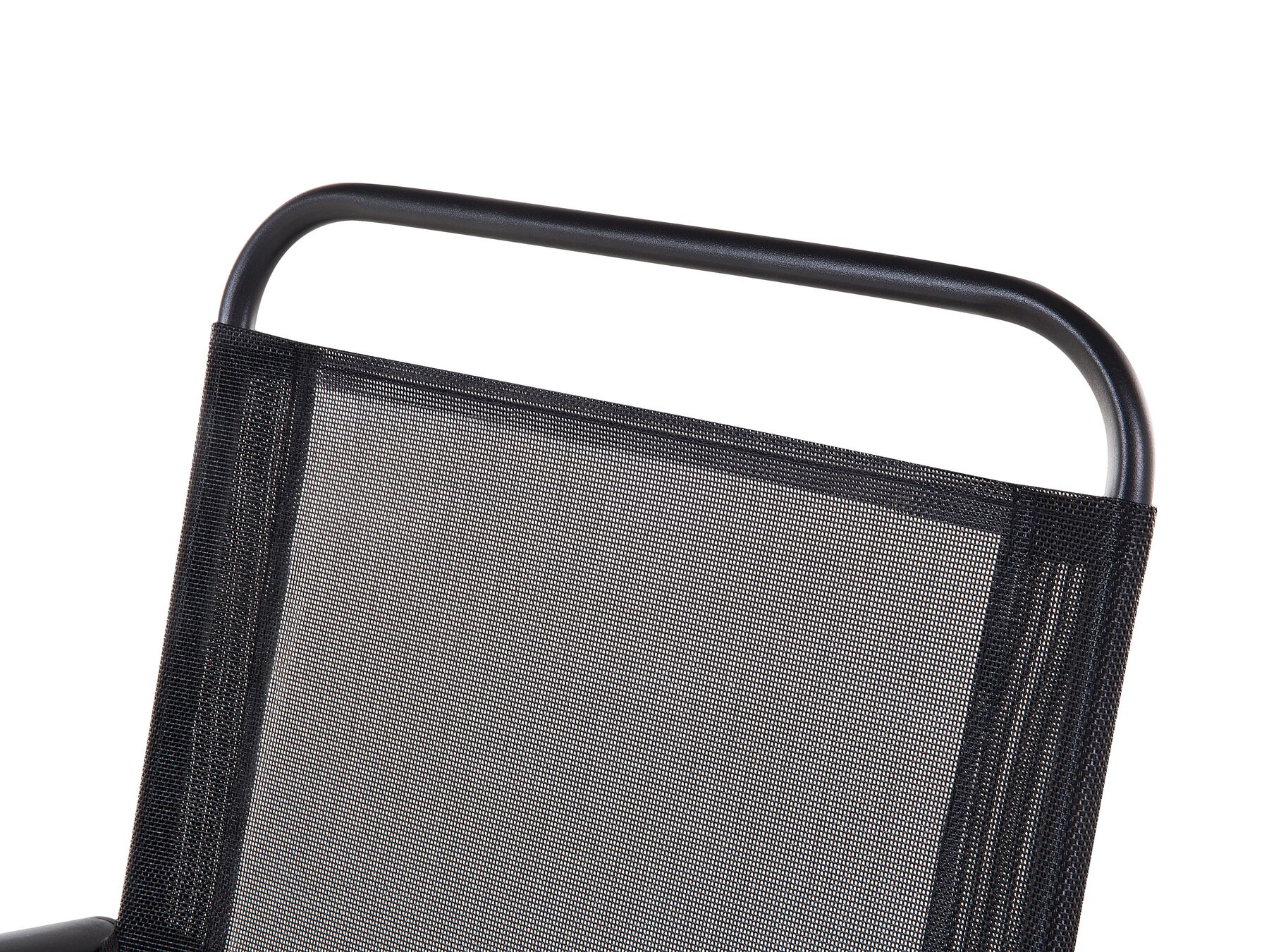Garden Dining Set 6 Seater LIVO Metal Black