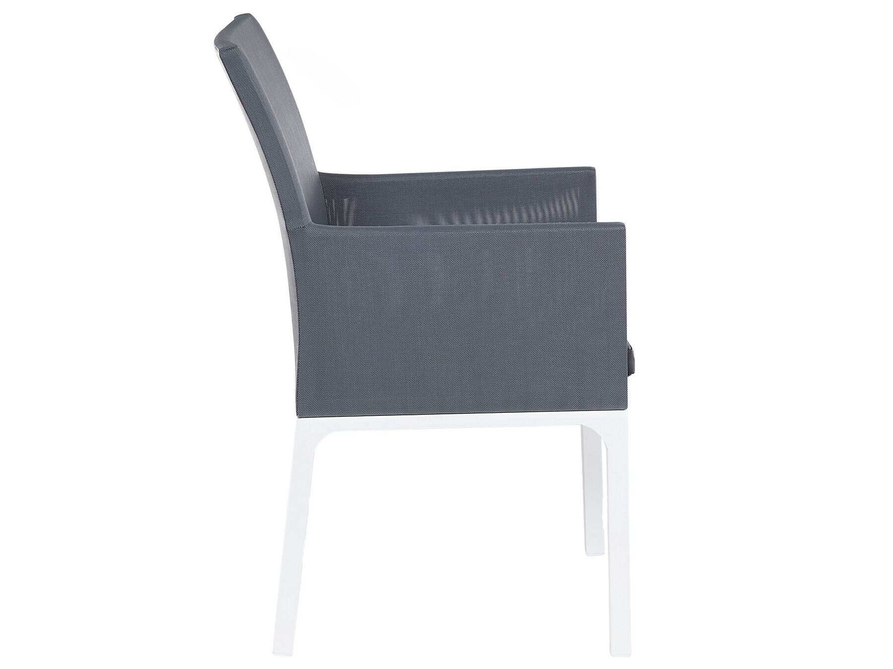 Garden Dining Set 6 Seater BACOLI with Cushions Metal Grey