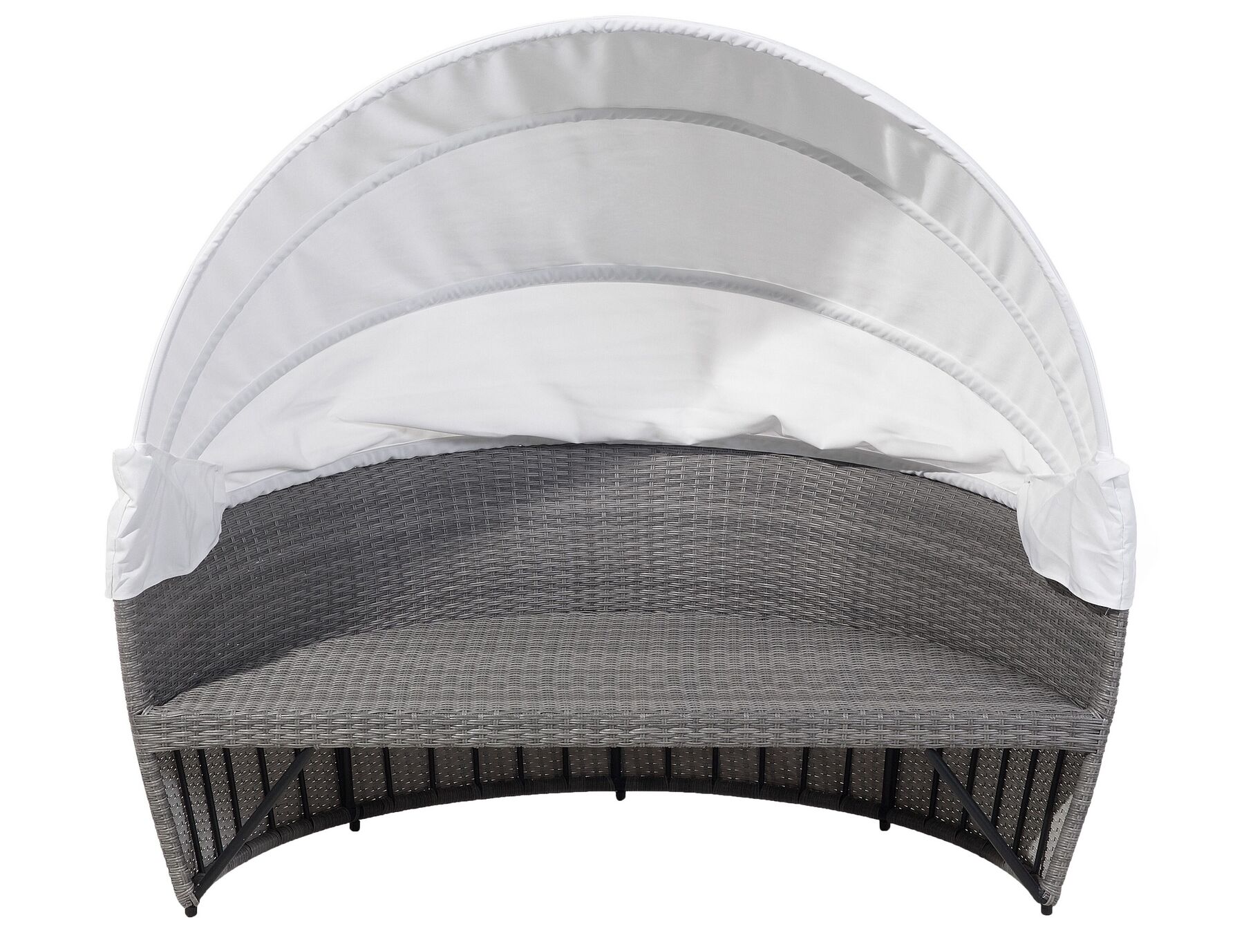 Garden Daybed Rattan Grey