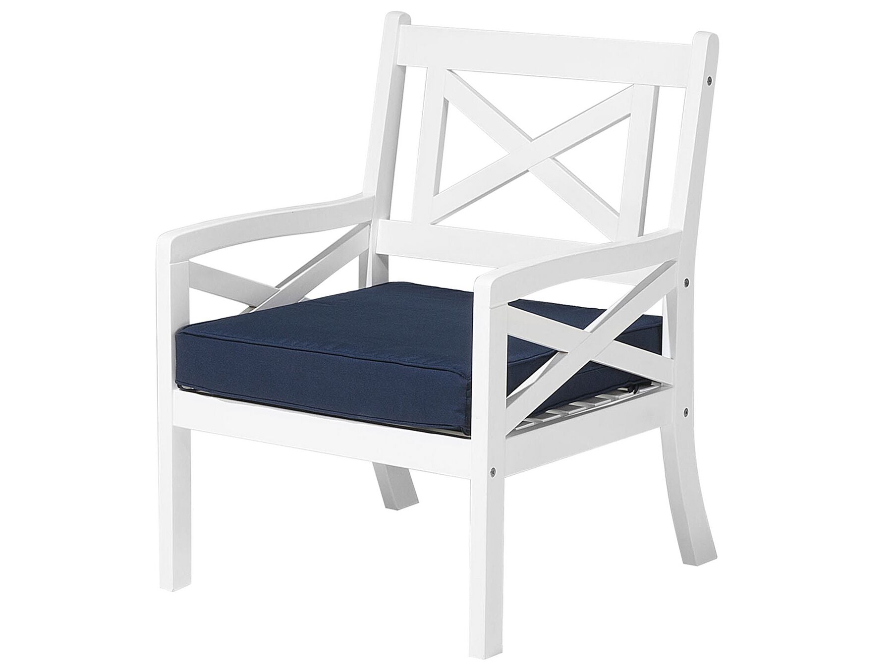 garden lounge set with table 4 seater baltic acacia wood dark blue