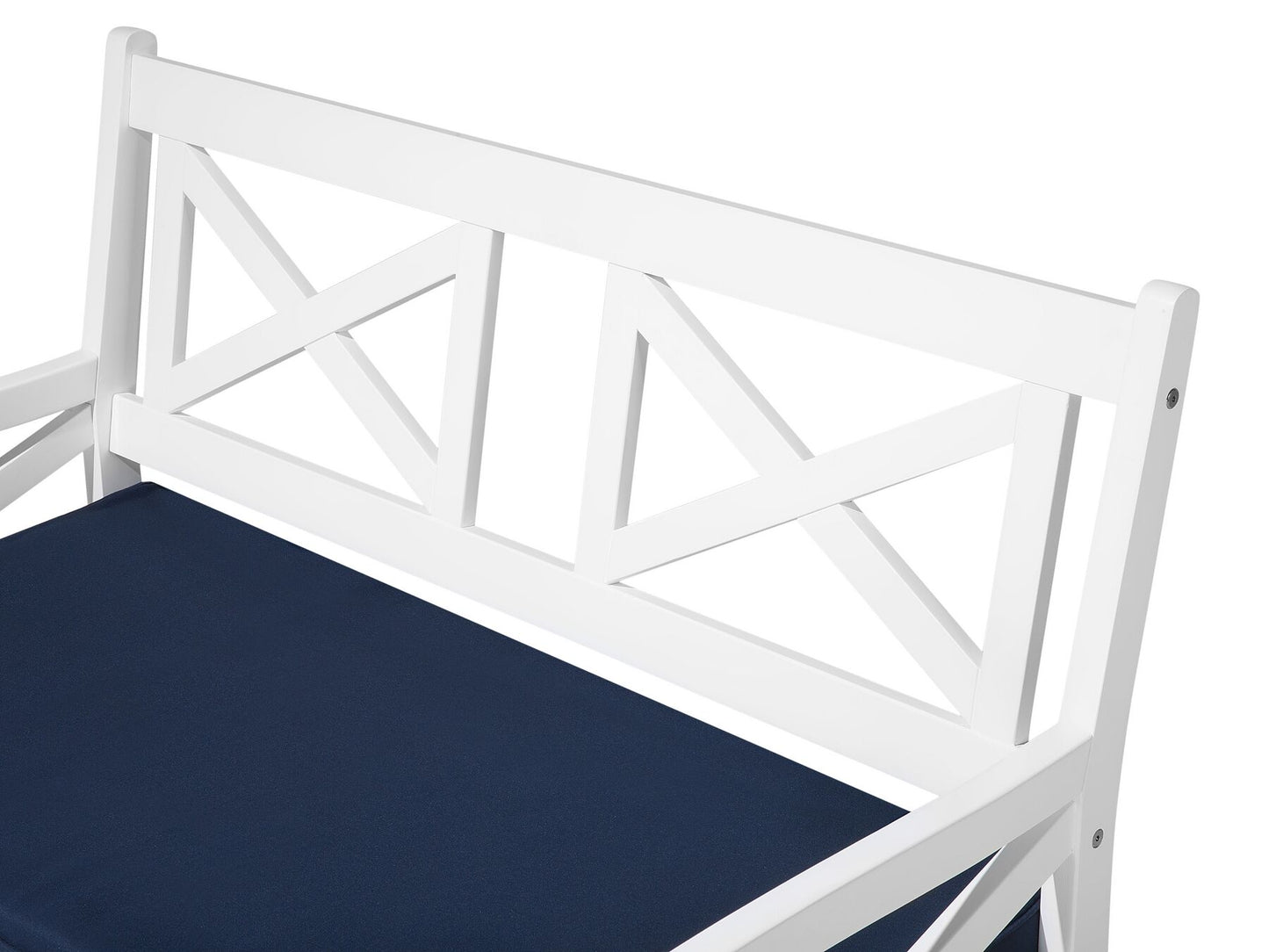 garden lounge set with table 4 seater baltic acacia wood dark blue