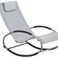 Rocking Sun Lounger Grey CAMPO