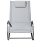 Rocking Sun Lounger Grey CAMPO