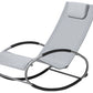 Rocking Sun Lounger Grey CAMPO