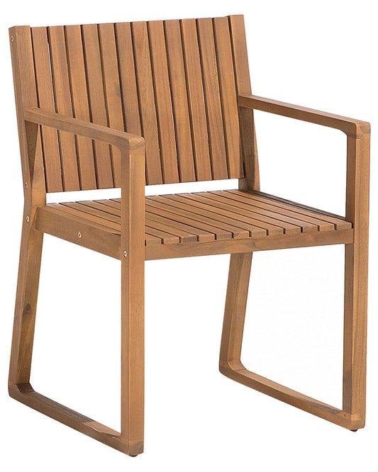 Garden Chair SASSARI Acacia Wood Brown