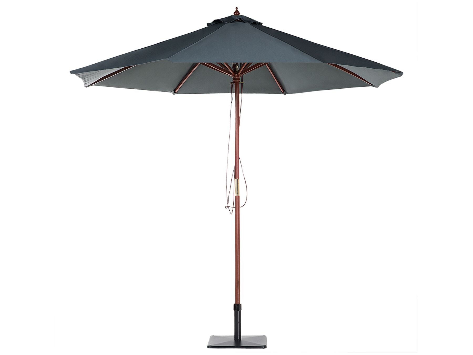Garden Dining Set 8 Seater MAUI with Parasol Acacia Wood Off-White