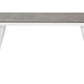Garden Lounge Set with Table 4 Seater LATINA Metal Grey