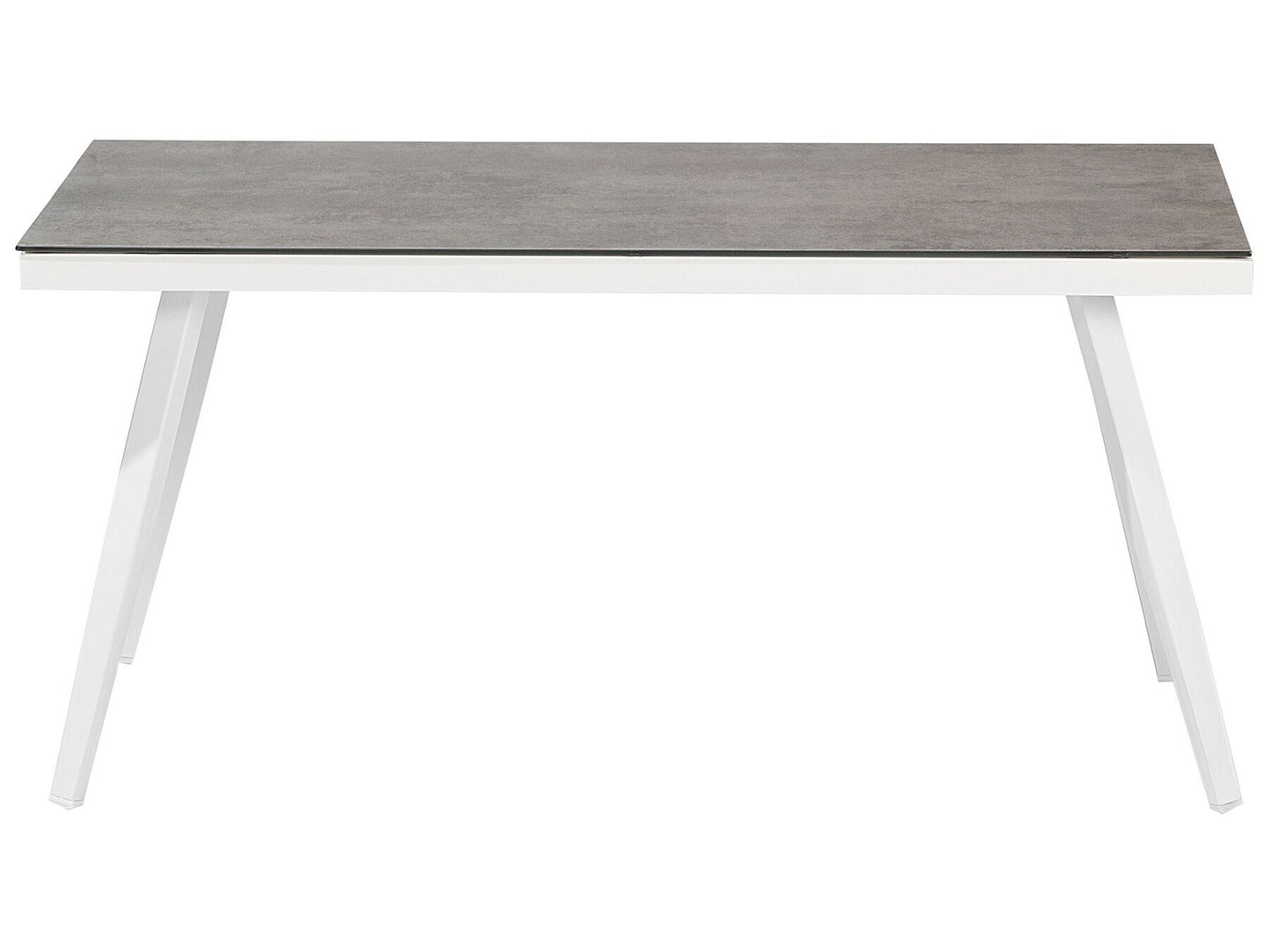 Garden Lounge Set with Table 4 Seater LATINA Metal Grey