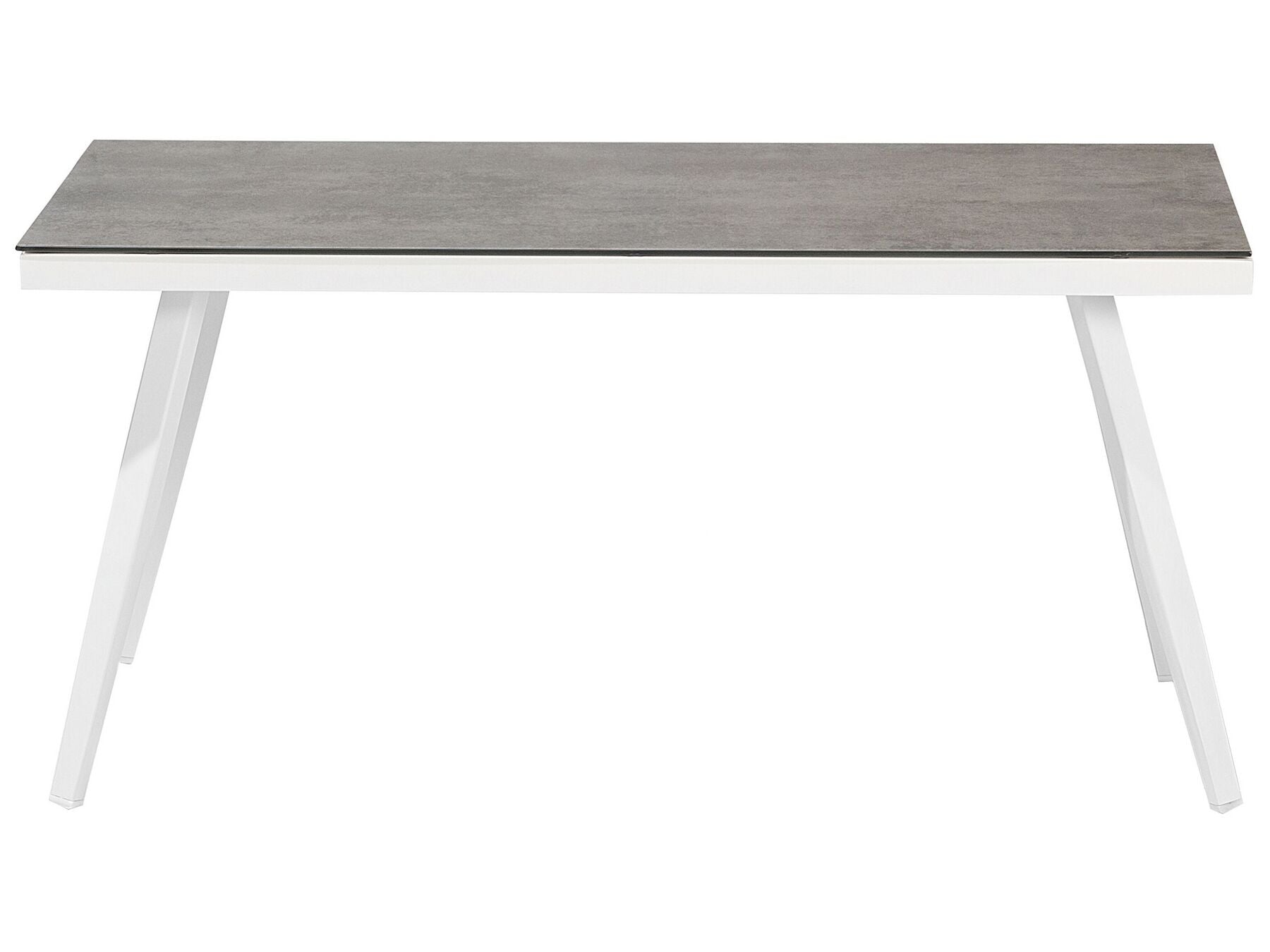 Garden Lounge Set with Table 4 Seater LATINA Metal Grey