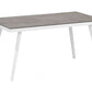 Garden Lounge Set with Table 4 Seater LATINA Metal Grey