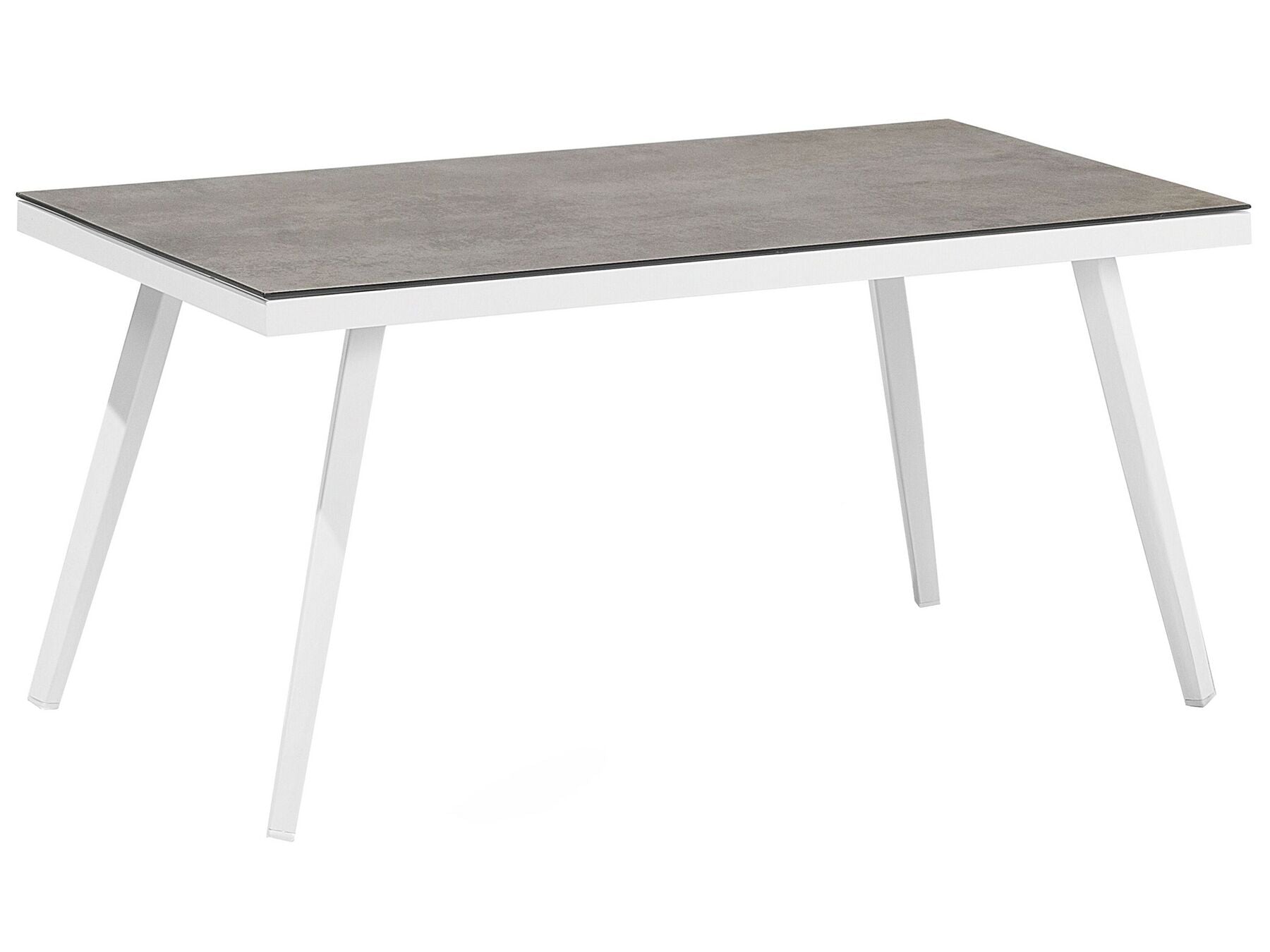 Garden Lounge Set with Table 4 Seater LATINA Metal Grey