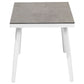 Garden Lounge Set with Table 4 Seater LATINA Metal Grey
