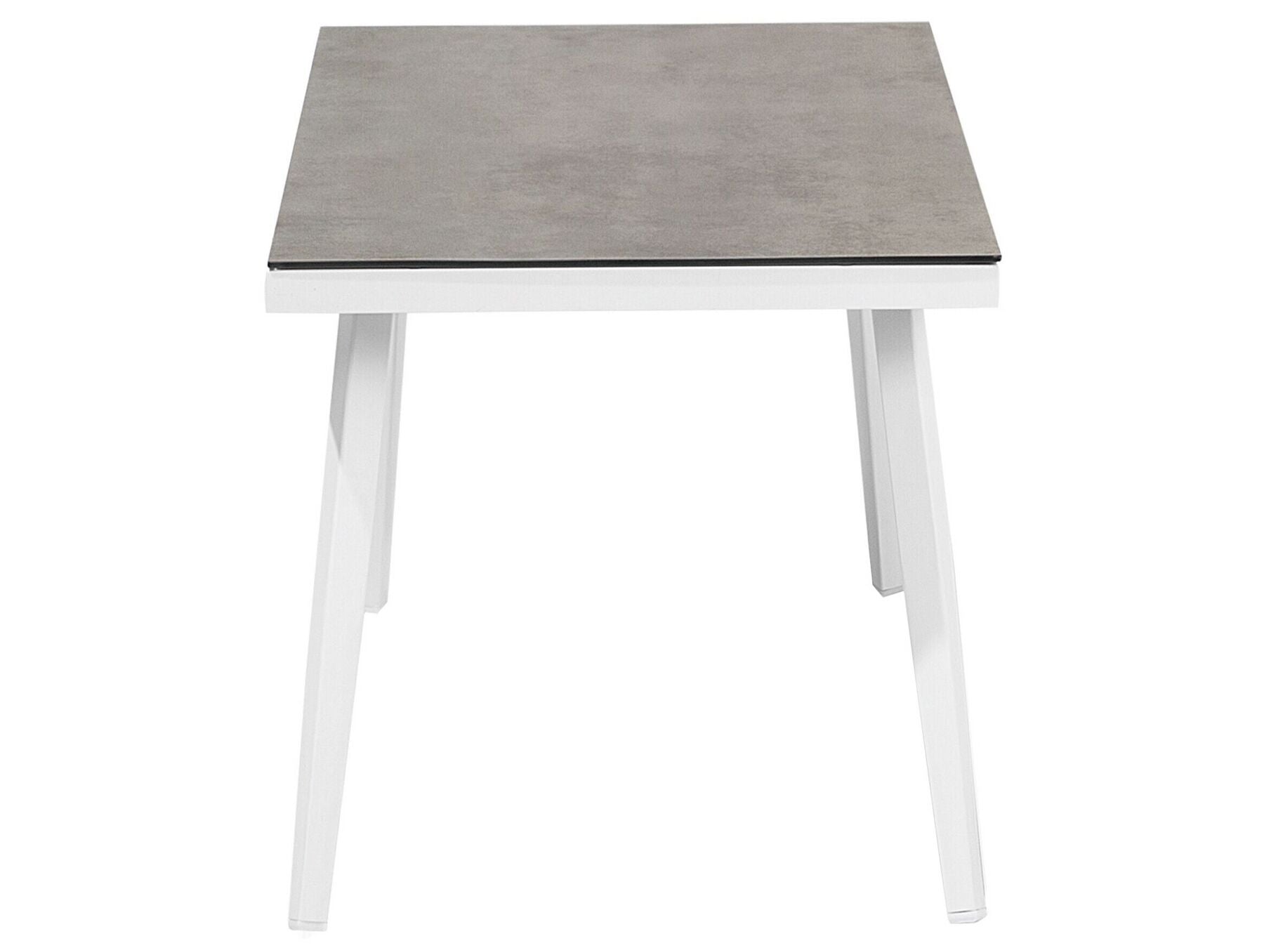 Garden Lounge Set with Table 4 Seater LATINA Metal Grey