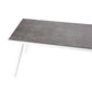Garden Lounge Set with Table 4 Seater LATINA Metal Grey