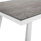 Garden Lounge Set with Table 4 Seater LATINA Metal Grey