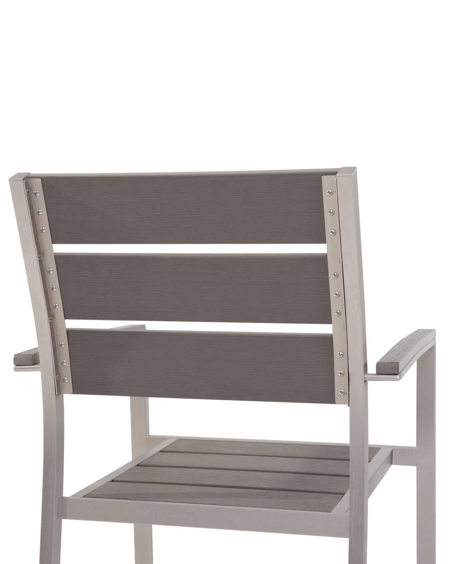 Set of 6 Garden Chairs VERNIO Grey