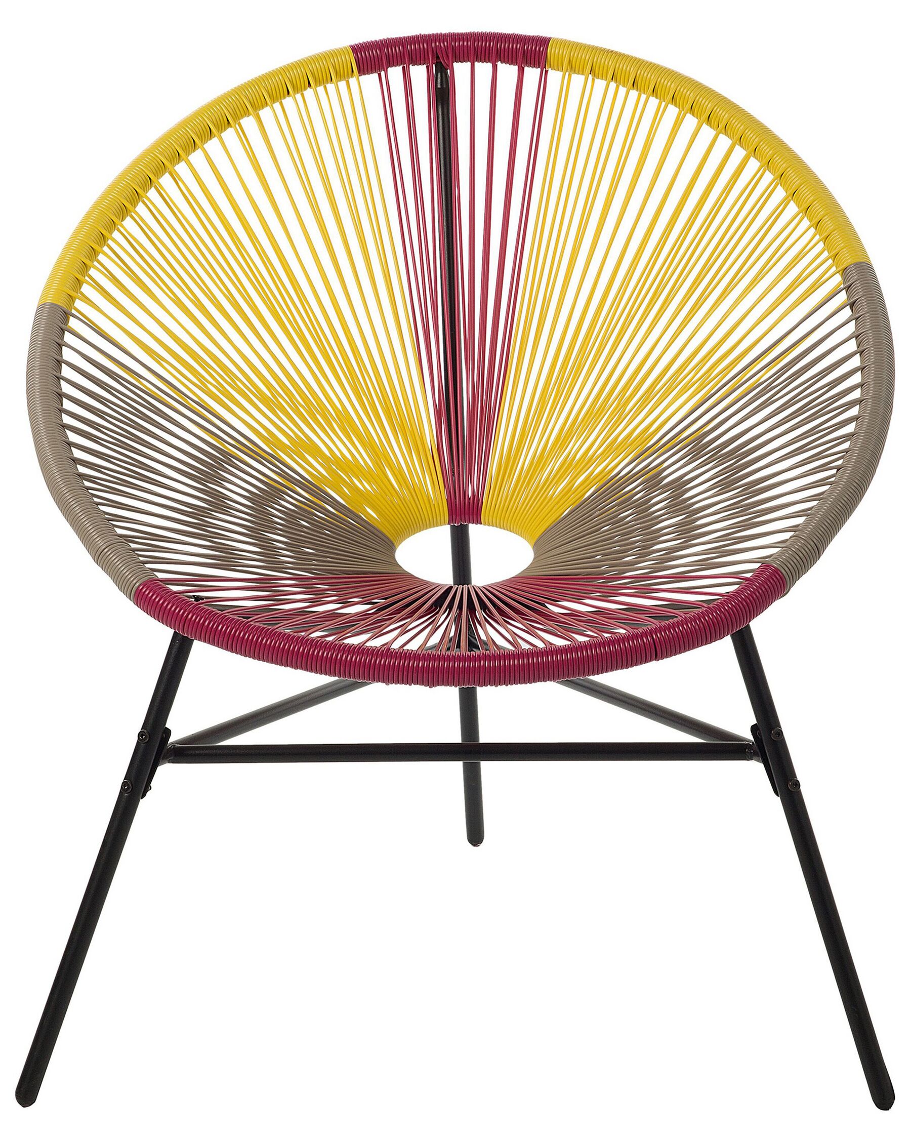 Garden Chair ACAPULCO PE Rattan Yellow