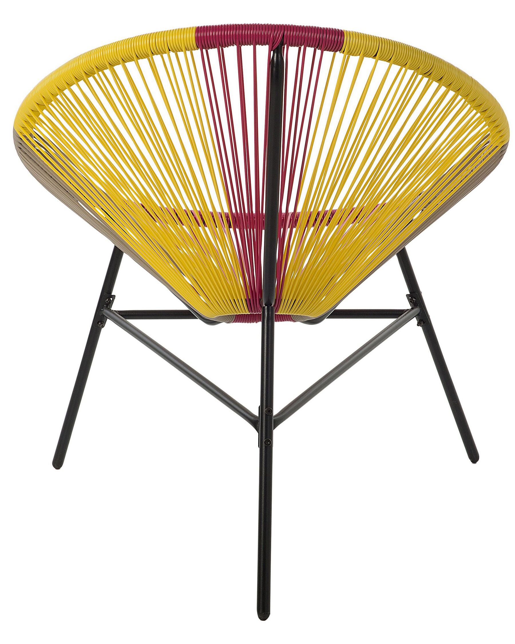 Garden Chair ACAPULCO PE Rattan Yellow