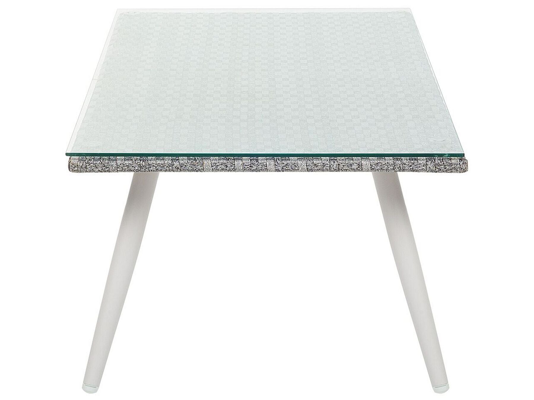 Garden Lounge Set with Table 4 Seater RAGUSA PE Rattan Off-White