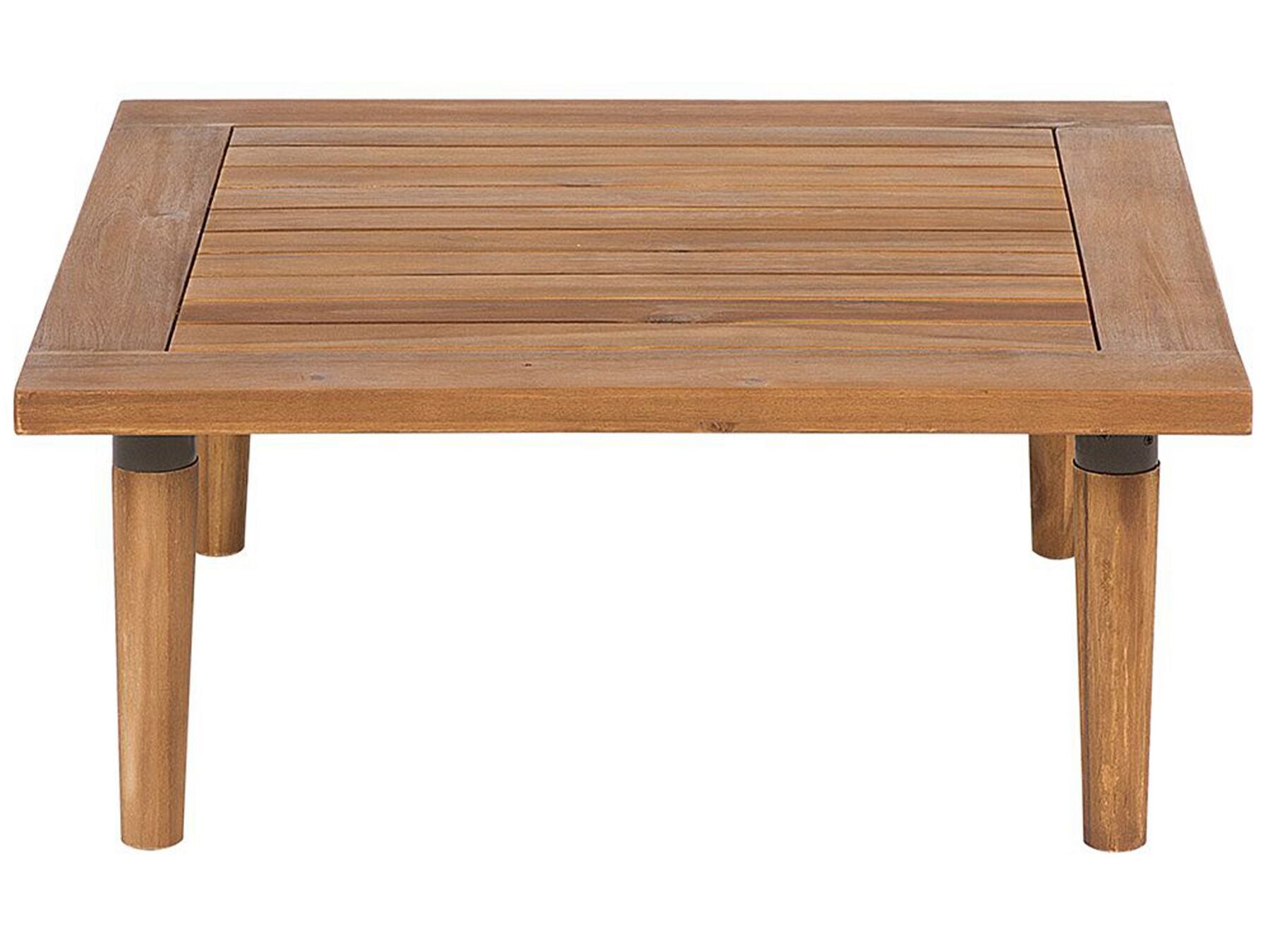 Garden Lounge Set with Table 4 Seater FRASCATI Modular Certified Acacia Wood Light Grey