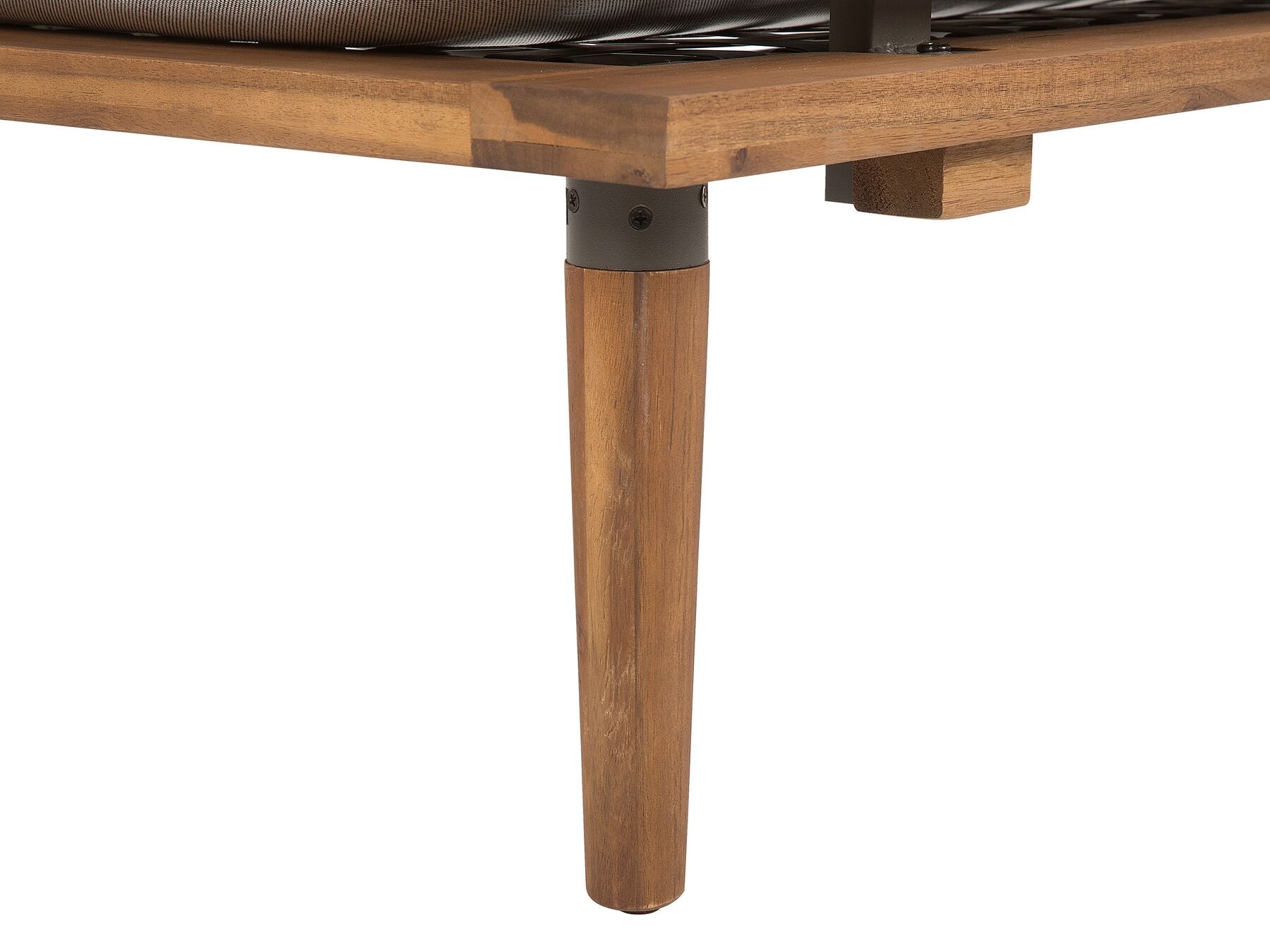 Garden Lounge Set with Table 4 Seater FRASCATI Modular Certified Acacia Wood Light Grey