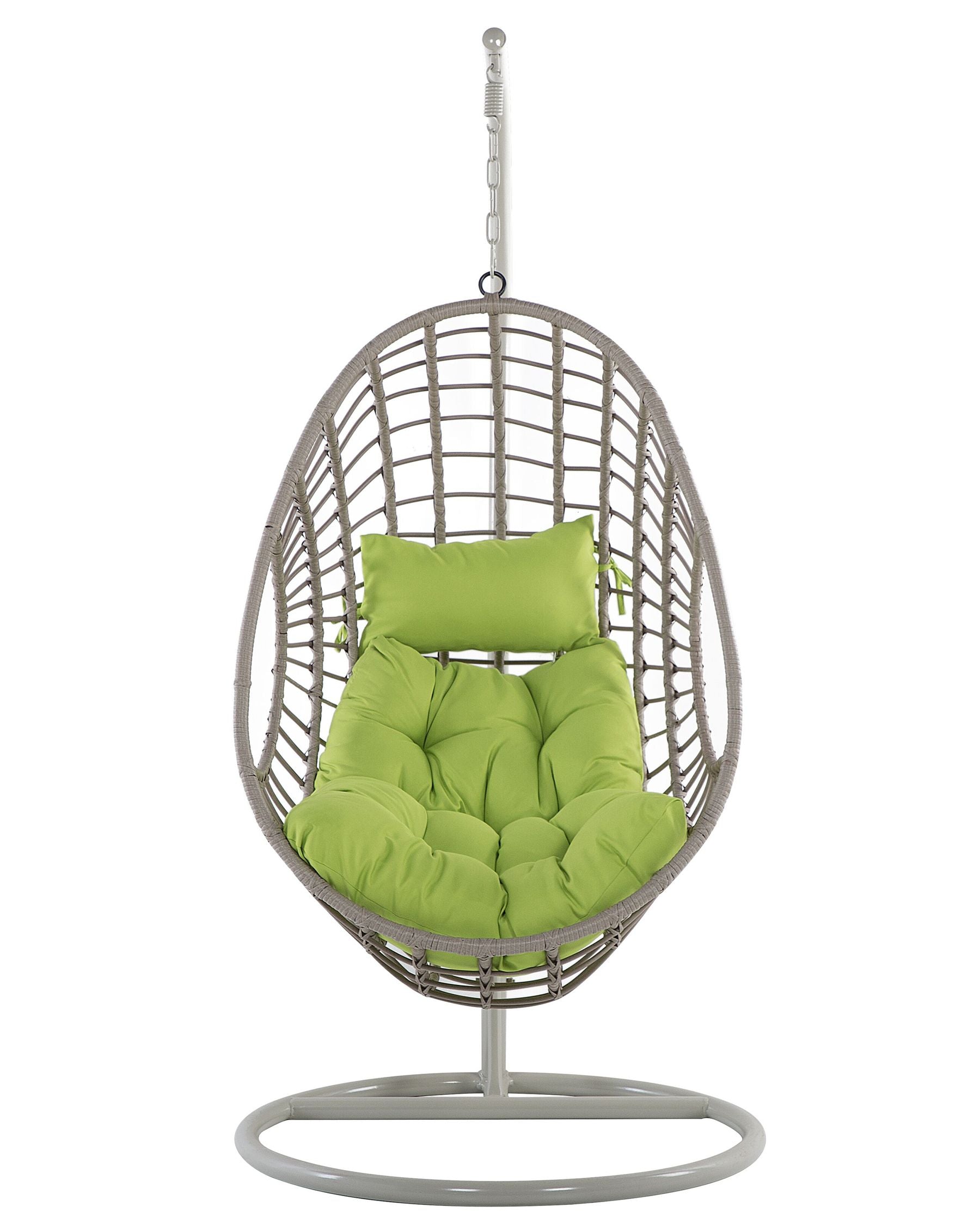Hanging Chair with Stand ARPINO PE Rattan Beige