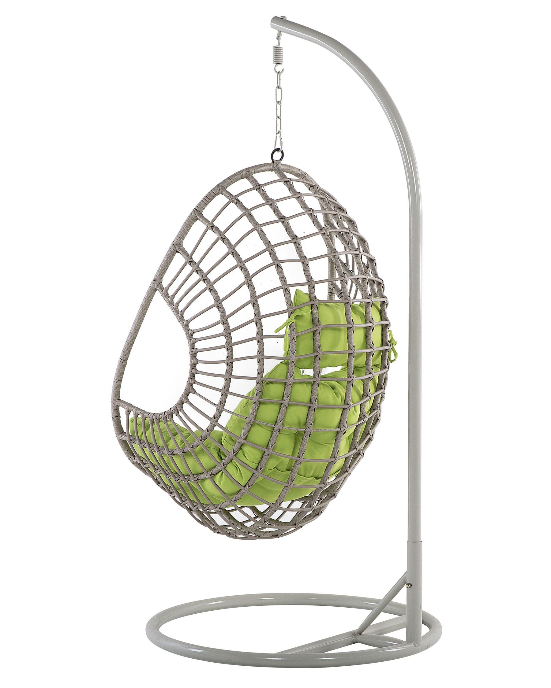 Hanging Chair with Stand ARPINO PE Rattan Beige