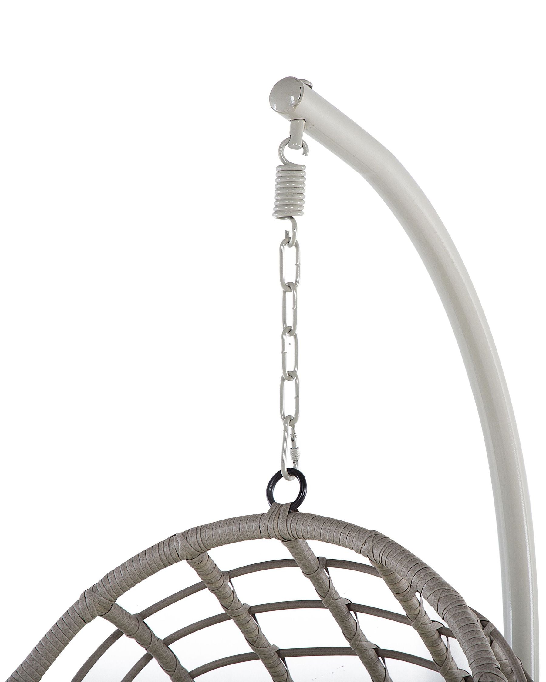 Hanging Chair with Stand ARPINO PE Rattan Beige