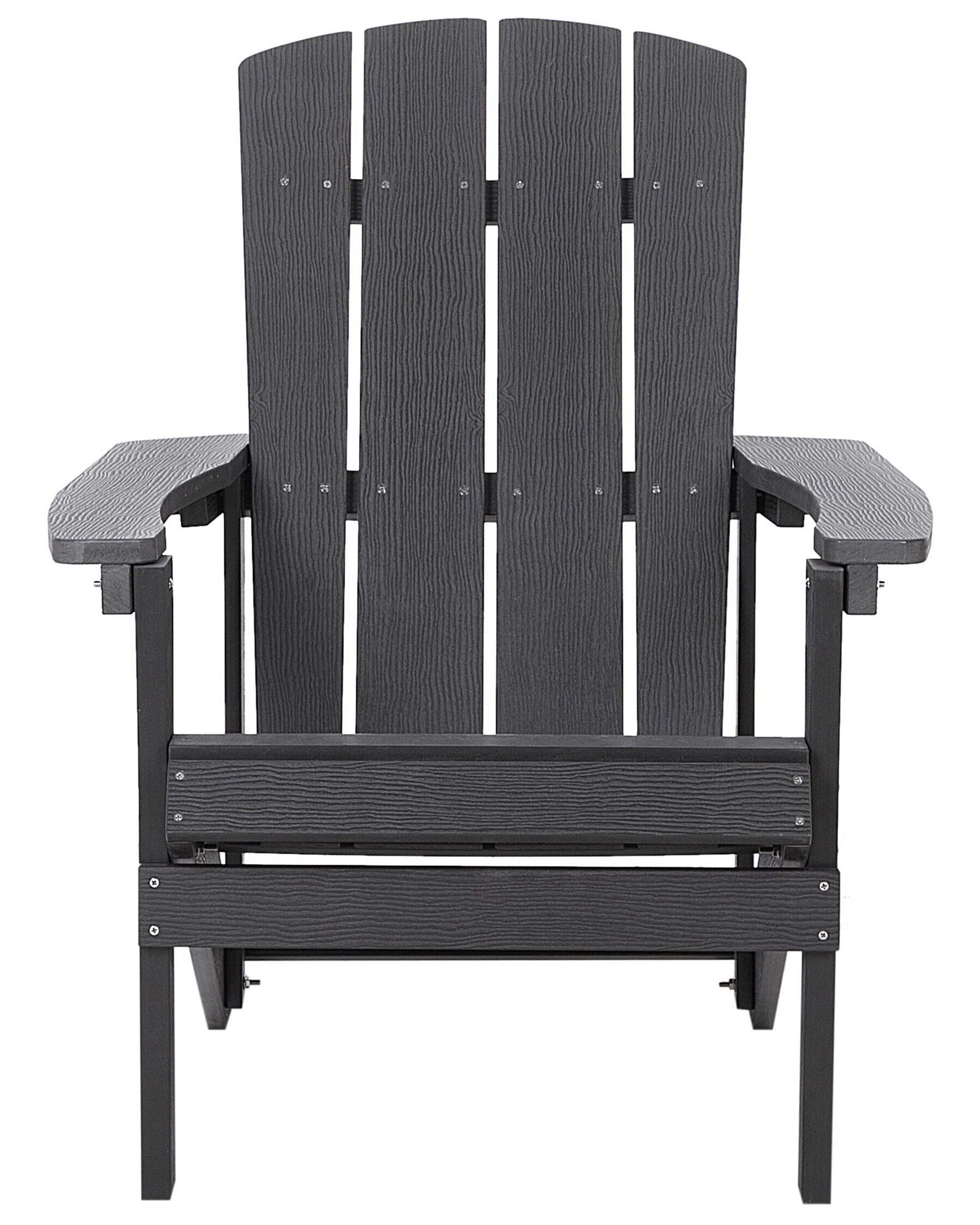 Garden Chair ADIRONDACK Dark Grey