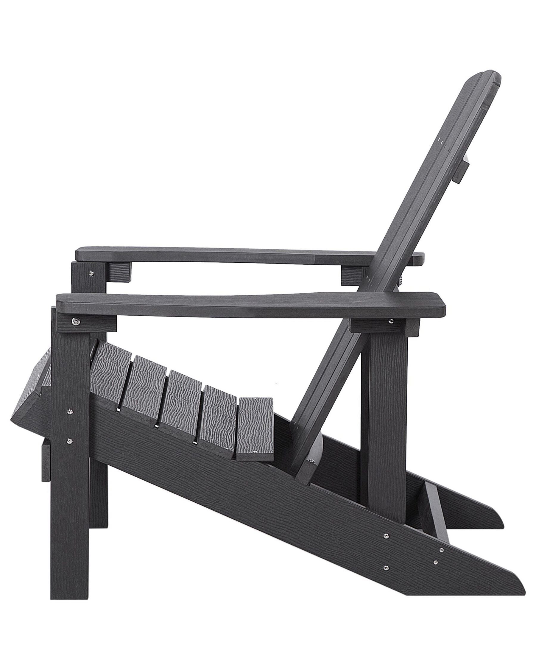 Garden Chair ADIRONDACK Dark Grey