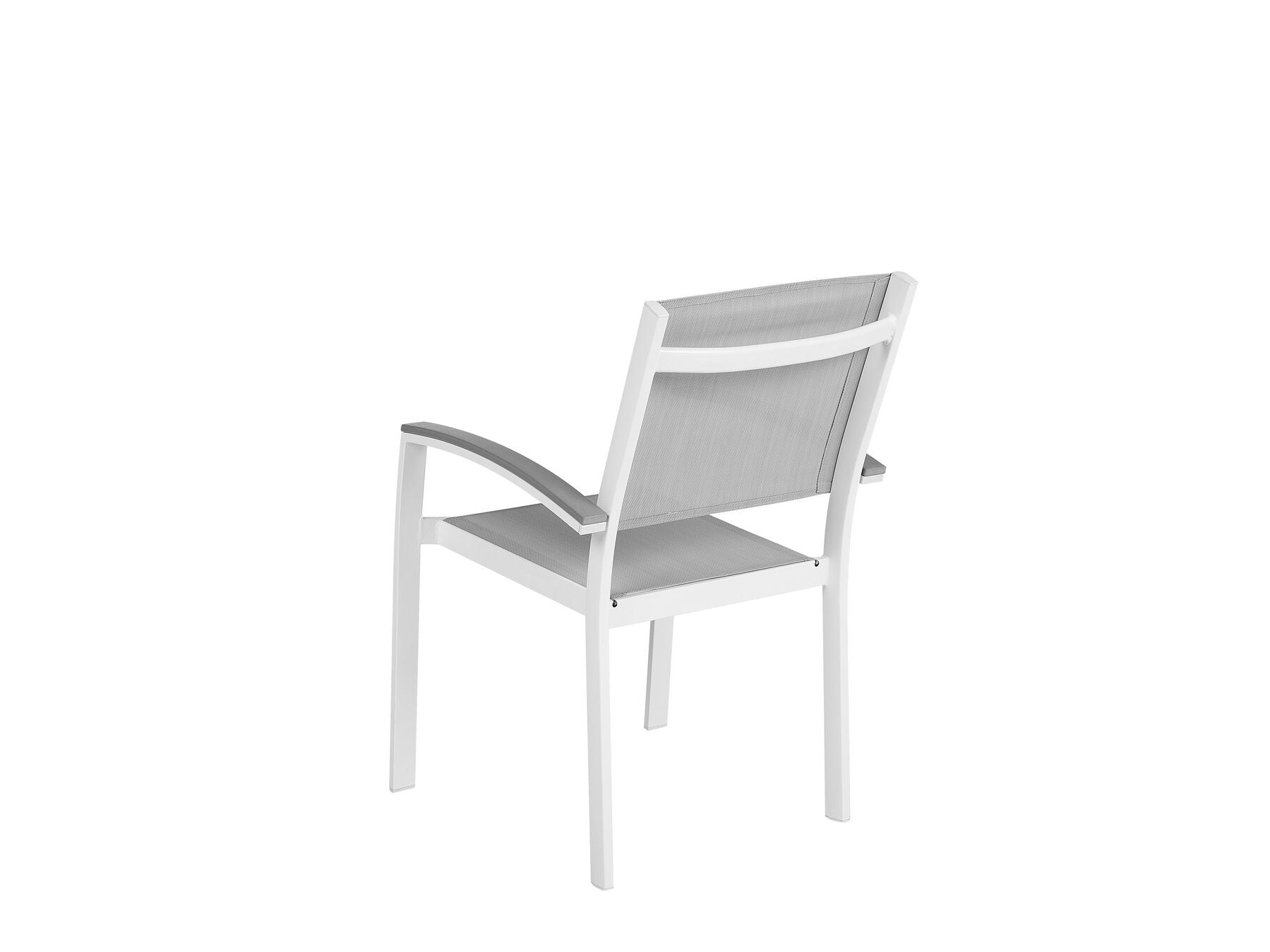Garden Dining Set 6 Seater PERETA Metal Grey