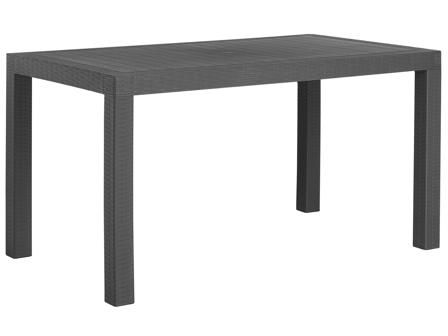 Garden Dining Set 6 Seater FOSSANO Graphite Grey