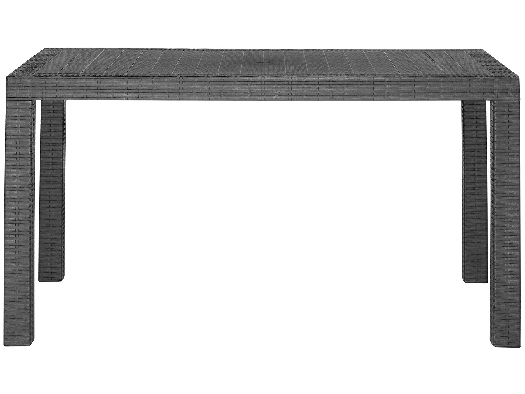 Garden Dining Set 6 Seater FOSSANO Graphite Grey