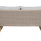 Garden Lounge Set with Table 4 Seater VITTORIA PE Rattan Grey